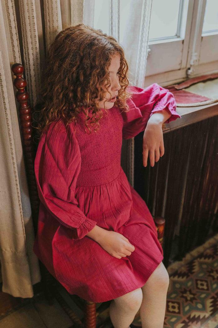 A Monday In Copenhagen Elin Dress Festival Fuchsia