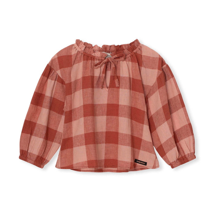 a monday in copenhagen Elisa Blouse Moss Check