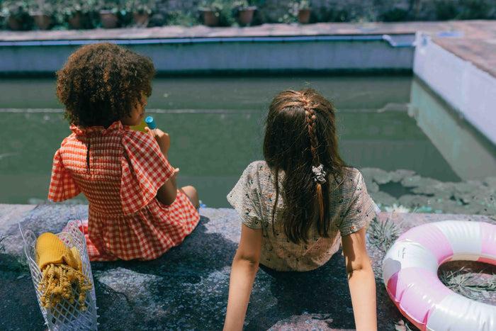 A Monday In Copenhagen Eliya Dress Poppy Check