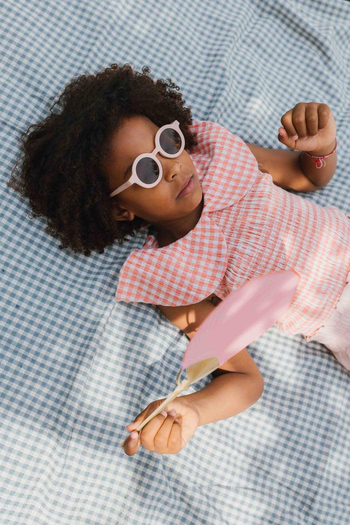 A Monday In Copenhagen Emilia Top Cameo Pink Check