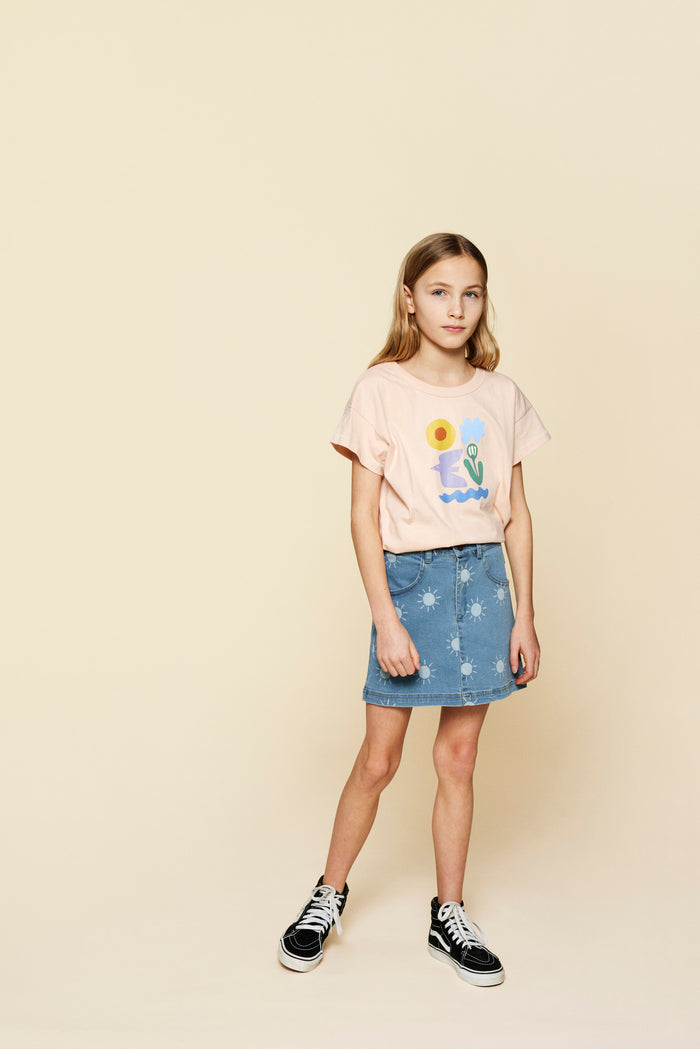 A Monday In Copenhagen Freedom T-shirt Cameo Rose