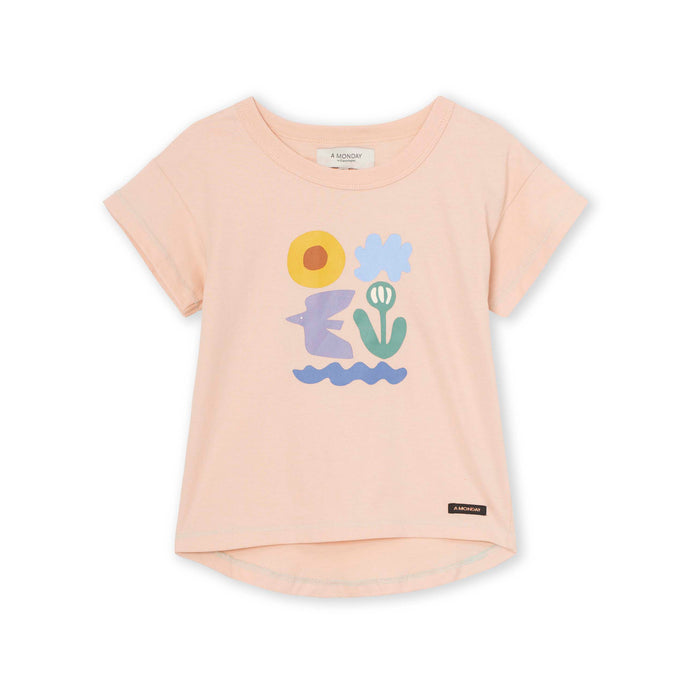 a monday in copenhagen Freedom T-shirt Cameo Rose