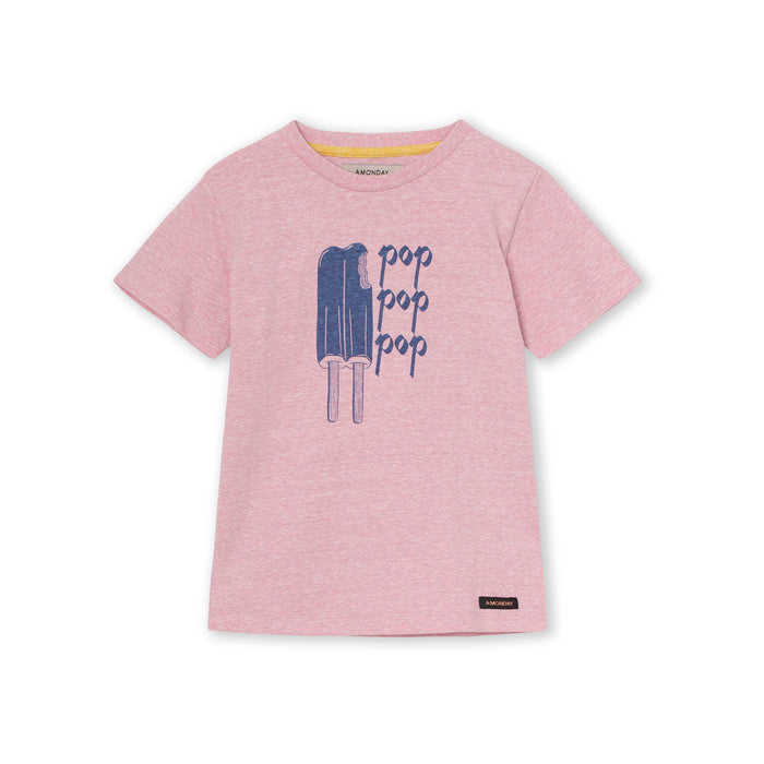 a monday in copenhagen Ice T-shirt Cameo Pink