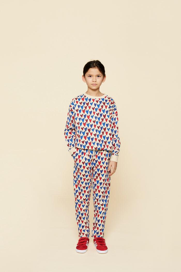 A Monday In Copenhagen Louis Blouse Heart Print