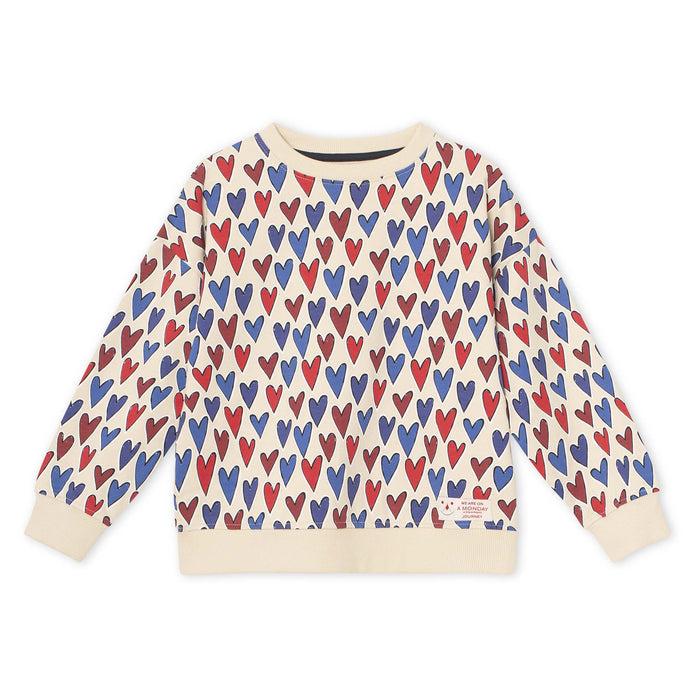 a monday in copenhagen Louis Blouse Heart Print