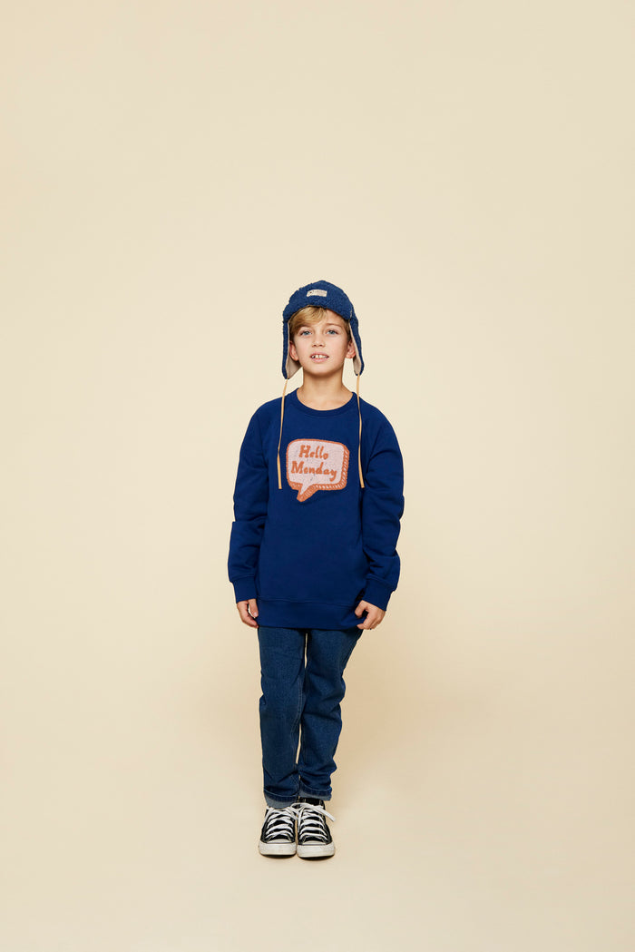 A Monday In Copenhagen Ludvig Blouse Estate Blue