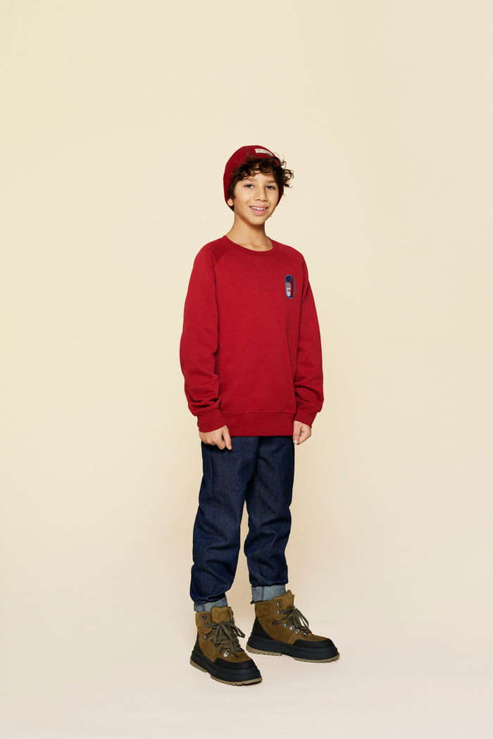 A Monday In Copenhagen Ludvig Blouse Red Dahlia