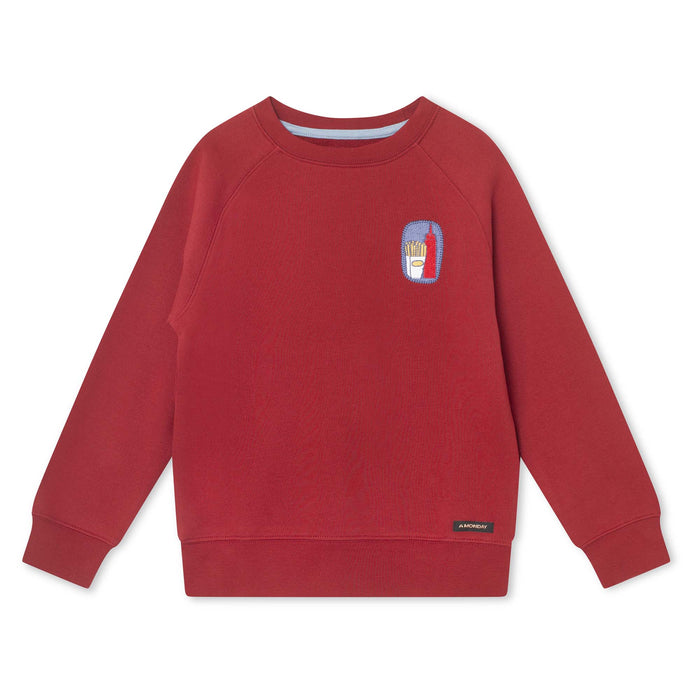 a monday in copenhagen Ludvig Blouse Red Dahlia