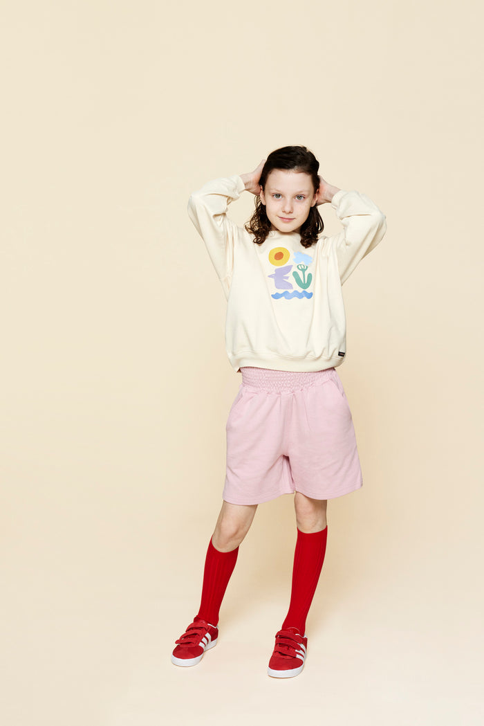 A Monday In Copenhagen Luna Shorts Peach Nougat