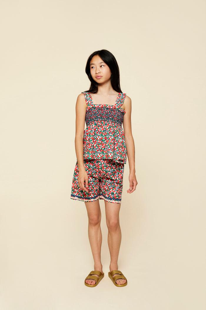 A Monday In Copenhagen May Top Flower Print