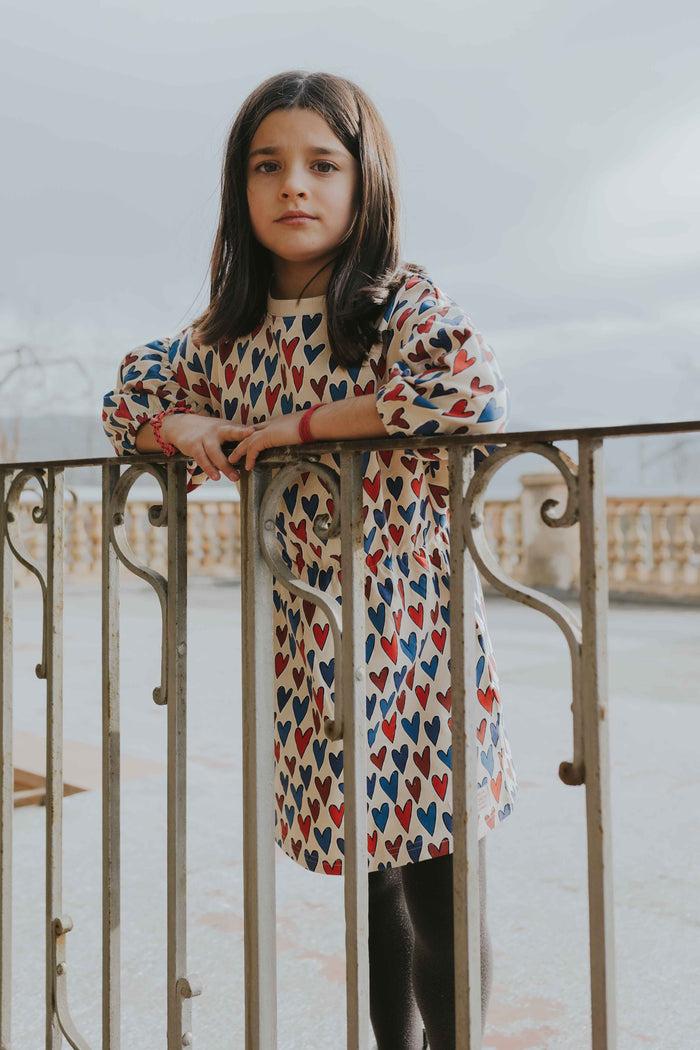 A Monday In Copenhagen Nanna Dress Heart Print