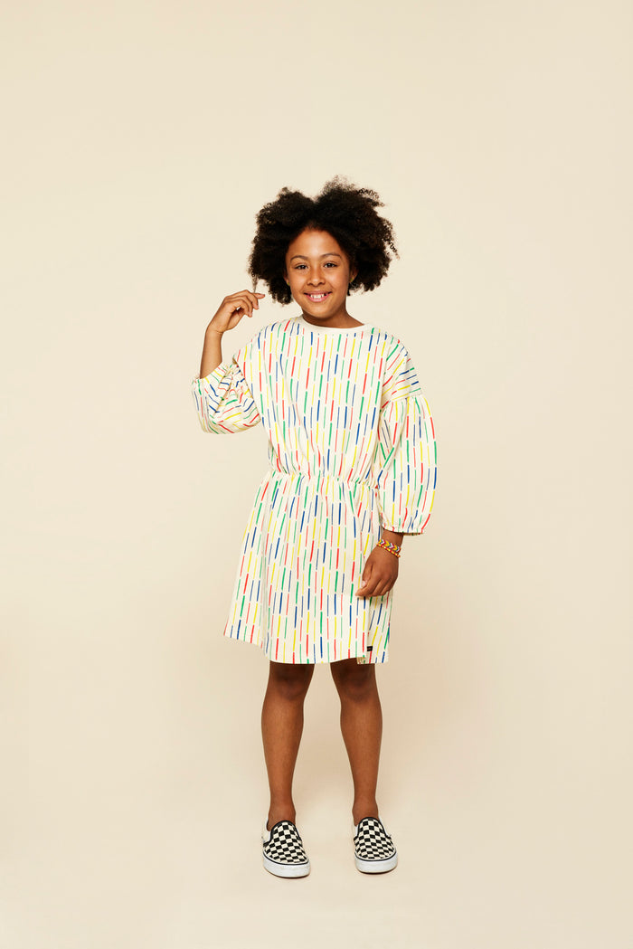 A Monday In Copenhagen Nanna Dress Multi Stripe