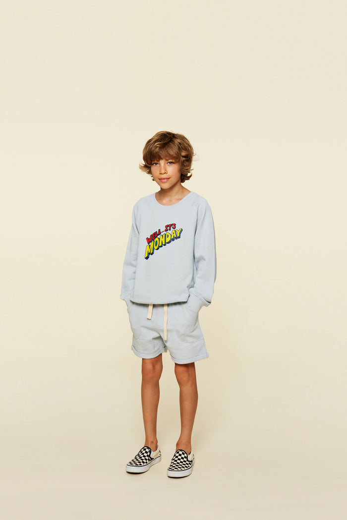 A Monday In Copenhagen Nate Shorts Pearl Blue