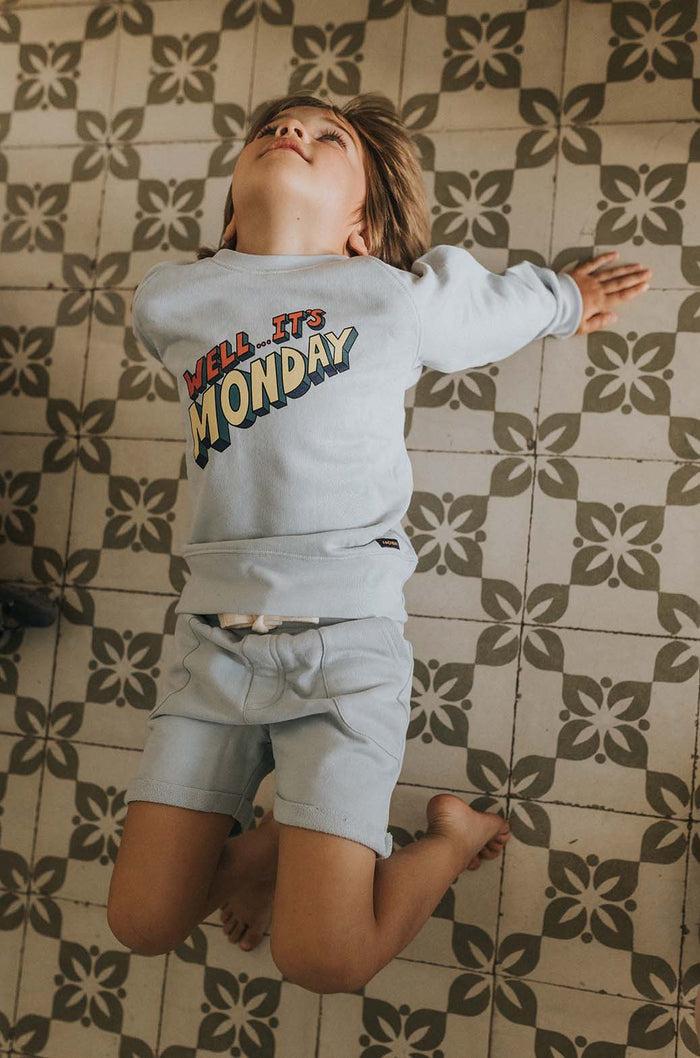 A Monday In Copenhagen Nate Shorts Pearl Blue