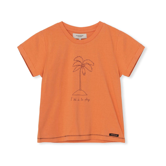 a monday in copenhagen Plage T-shirt Dusted Clay