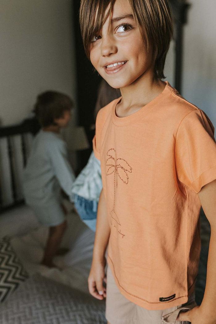 A Monday In Copenhagen Plage T-shirt Pearl Blue