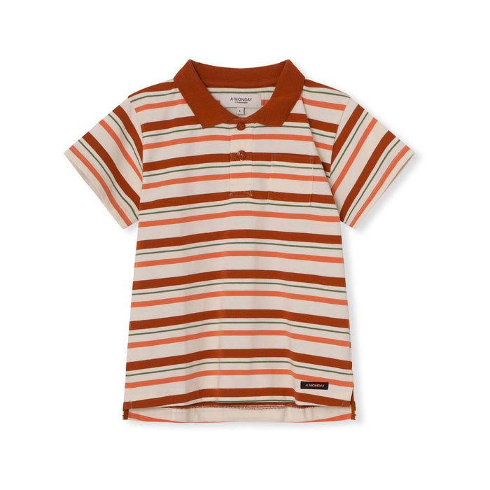 a monday in copenhagen Sigurdo Polo Umber Stripe