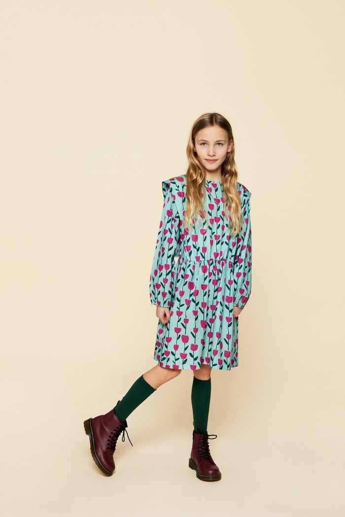 A Monday In Copenhagen Tatiana Dress Tulip Print