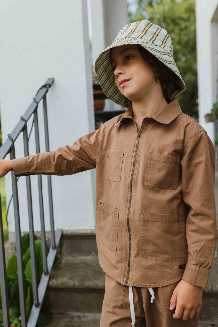 A Monday In Copenhagen Vera Buckethat Sea Stripe