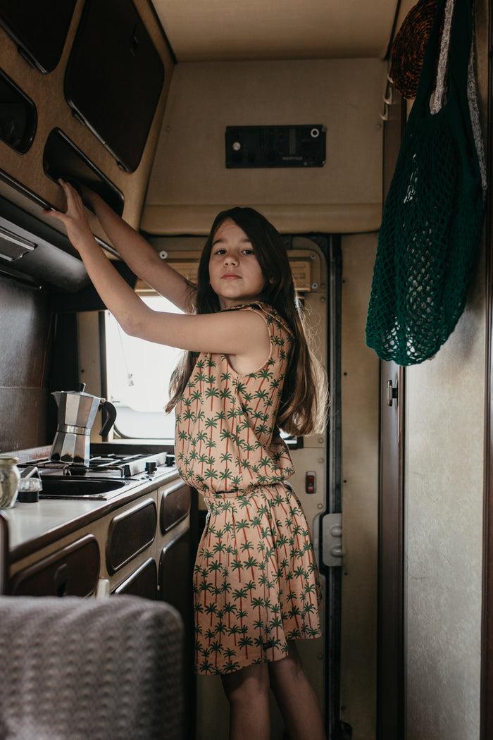 A Monday In Copenhagen Vibe Skirt Palm Print