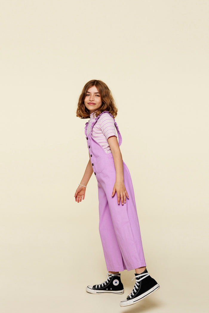 A Monday In Copenhagen Agnes T-shirt African Violet Stripe