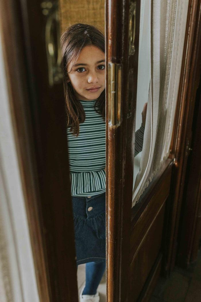 A Monday In Copenhagen Ami T-shirt Blue Haze Stripe