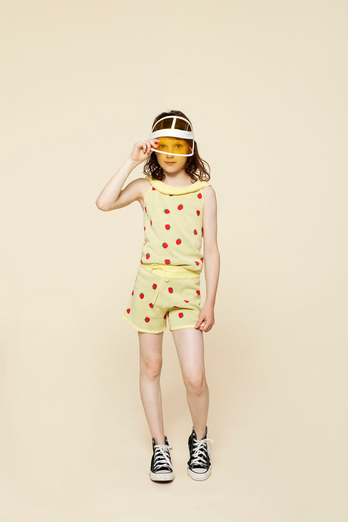 A Monday In Copenhagen Andie Shorts Strawberry Artwork