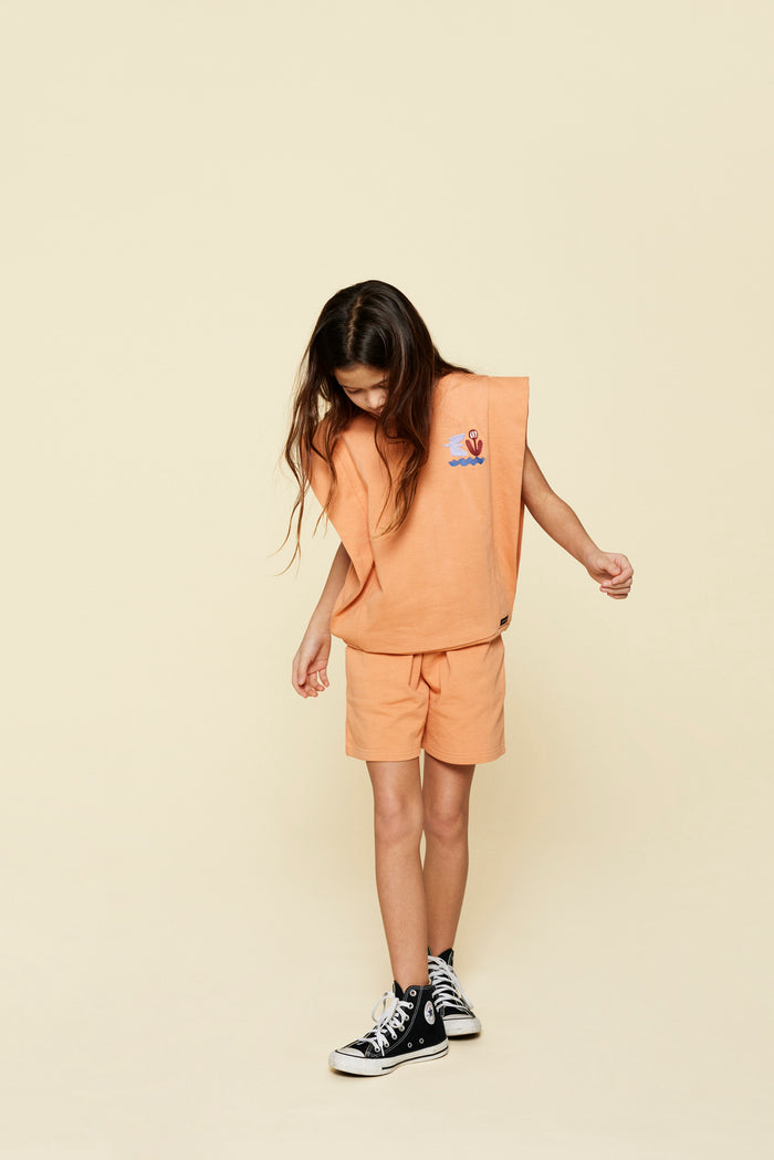 A Monday In Copenhagen Anne-Sofie Blouse Peach Nougat