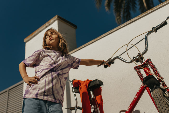 A Monday In Copenhagen Batik T-shirt African Violet