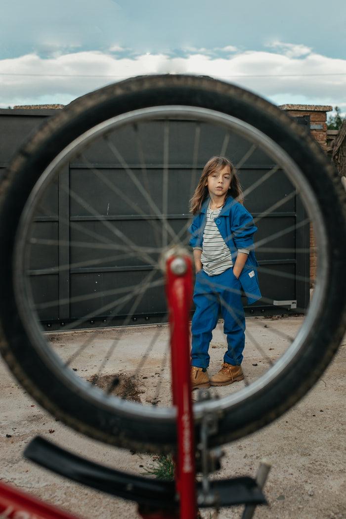 A Monday In Copenhagen Beau T-shirt Silver Pine Stripe