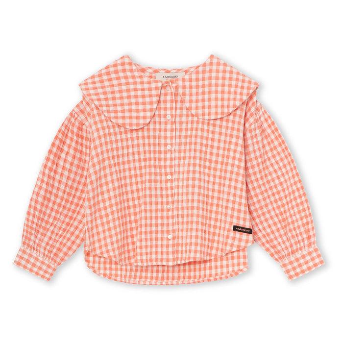 a monday in copenhagen Berra Blouse Cameo Pink Check