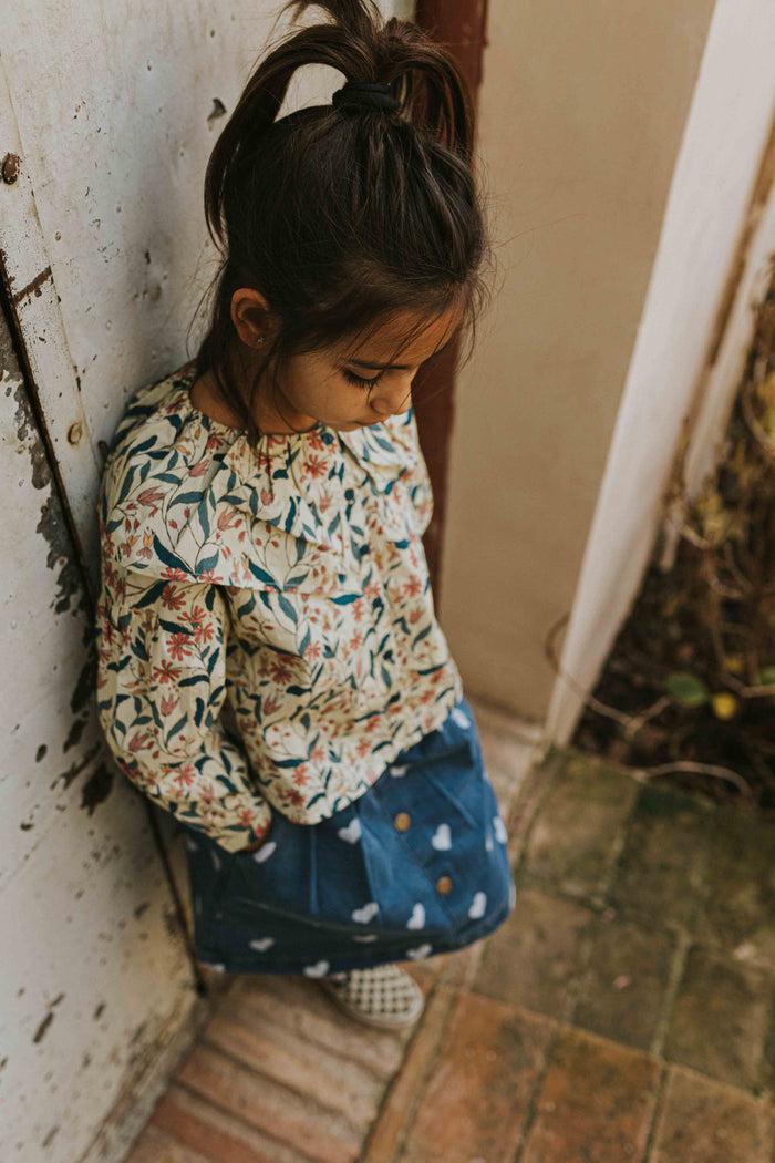 A Monday In Copenhagen Berta Shirt Anise Flower Print