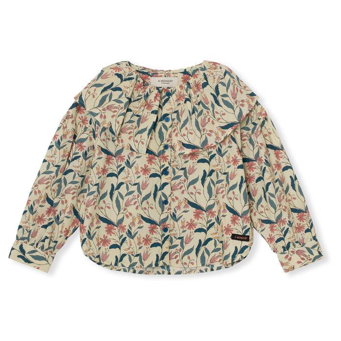 a monday in copenhagen Berta Shirt Anise Flower Print