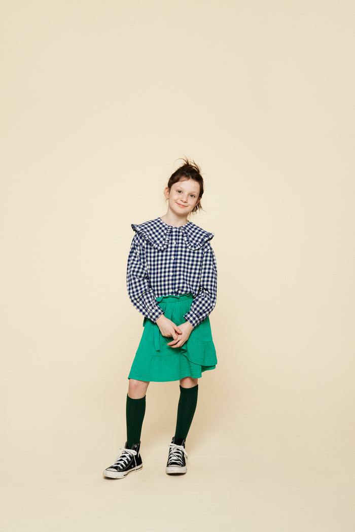 A Monday In Copenhagen Bertine Shirt Estate Blue Check