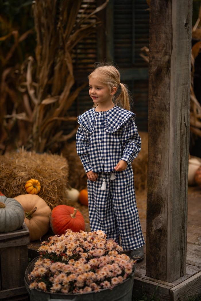 A Monday In Copenhagen Bertine Shirt Estate Blue Check