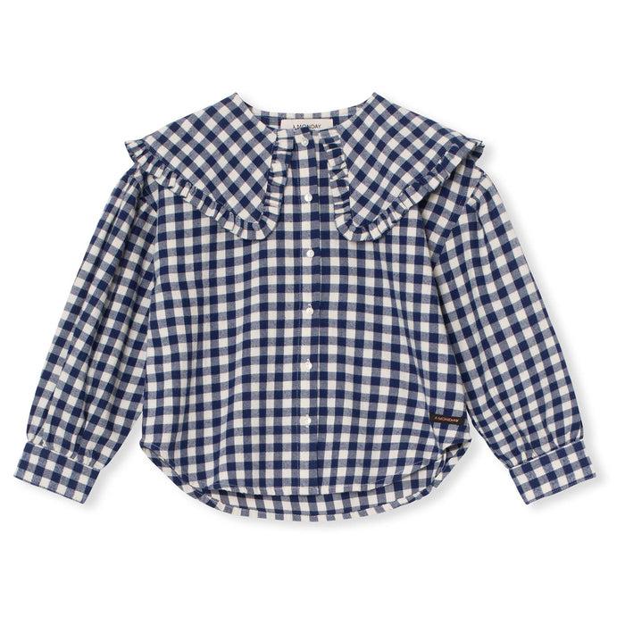 a monday in copenhagen Bertine Shirt Estate Blue Check