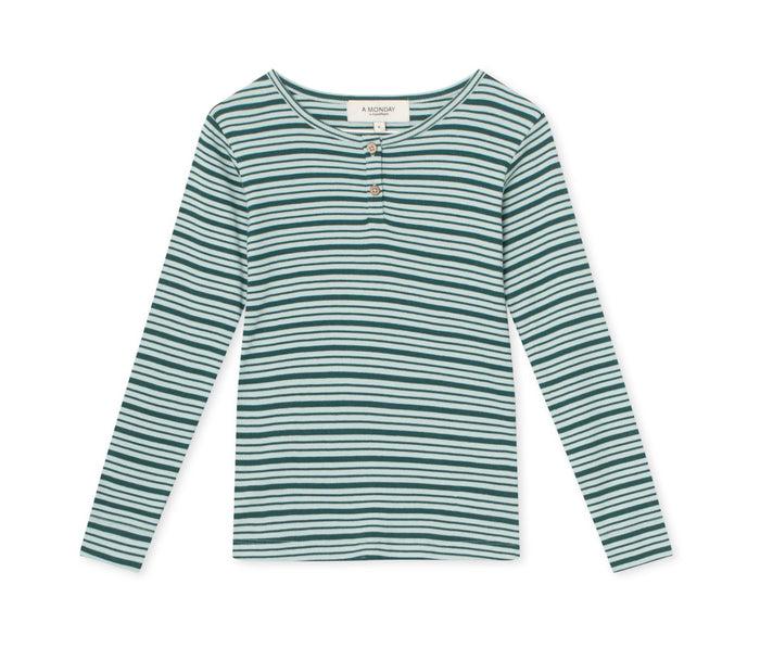 a monday in copenhagen Bob T-shirt Blue Haze Stripe