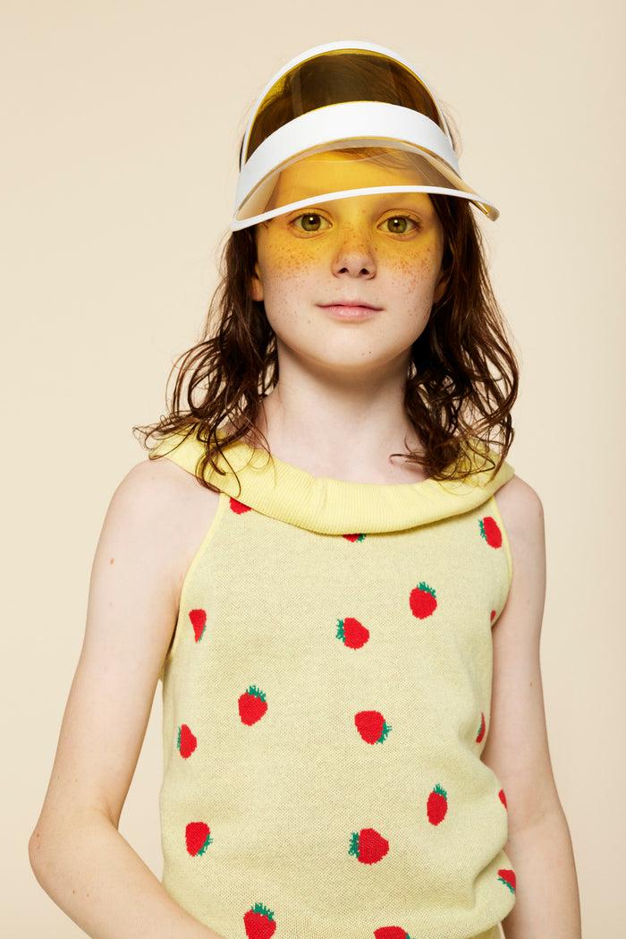 A Monday In Copenhagen Daisy Top Strawberry Artwork