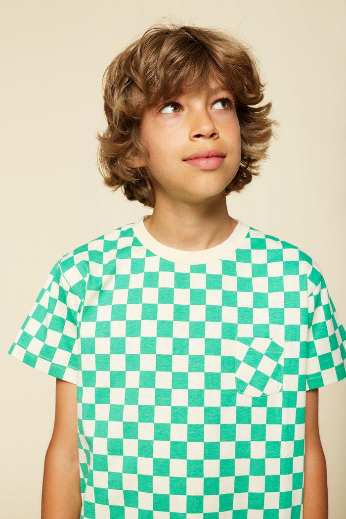 A Monday In Copenhagen Ed T-shirt Holly Green Check