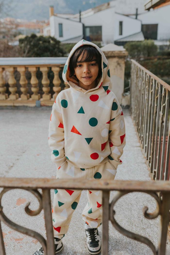 A Monday In Copenhagen Frede Hoodie Geometric Print