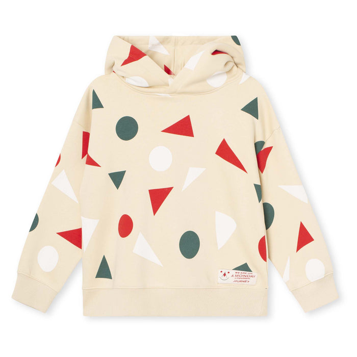 a monday in copenhagen Frede Hoodie Geometric Print