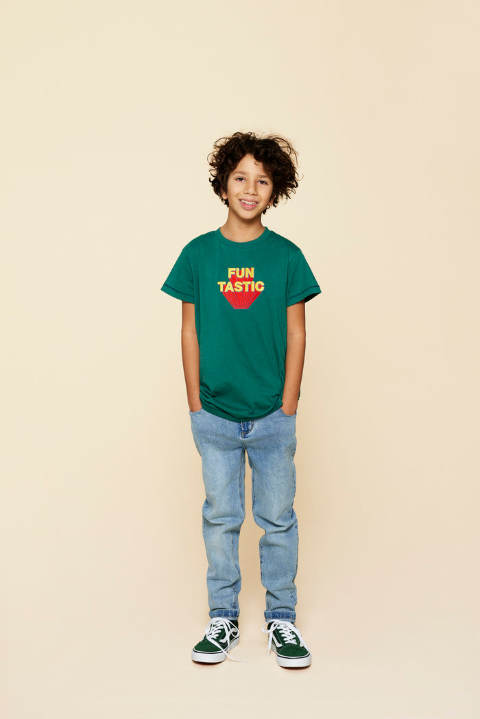 A Monday In Copenhagen Funtastic T-shirt Antique Green