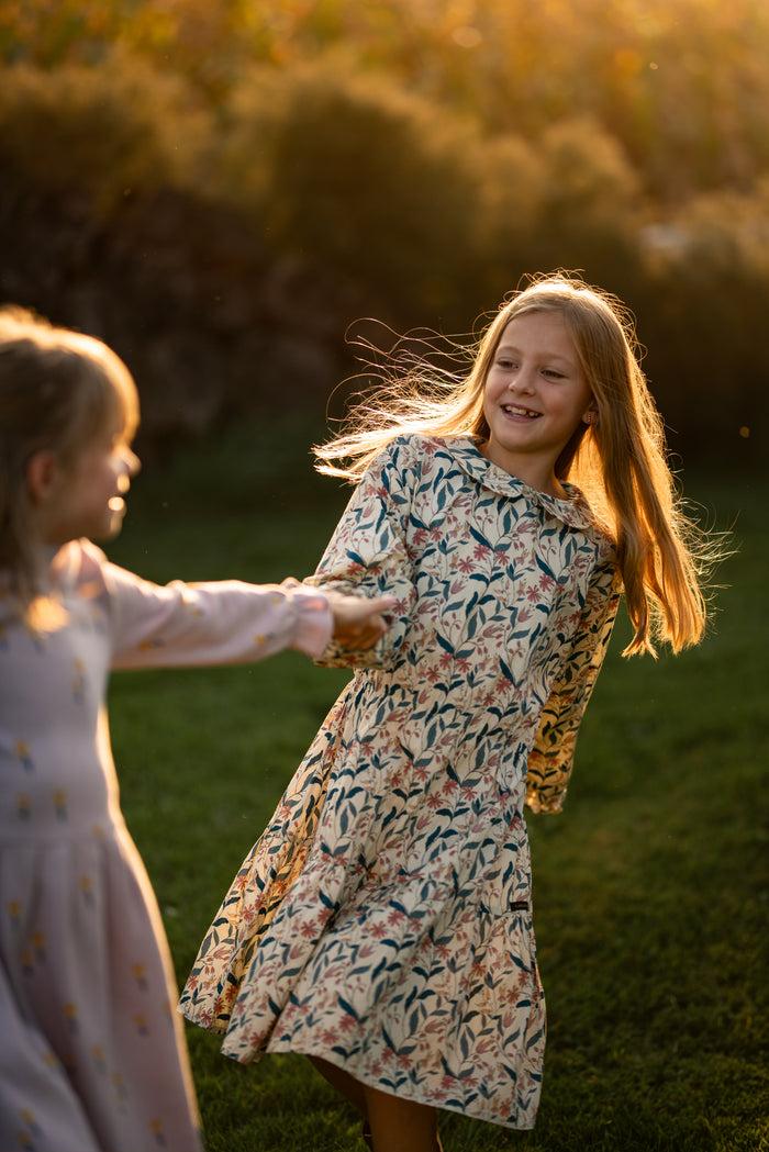 A Monday In Copenhagen Katrine Dress Anise Flower Print