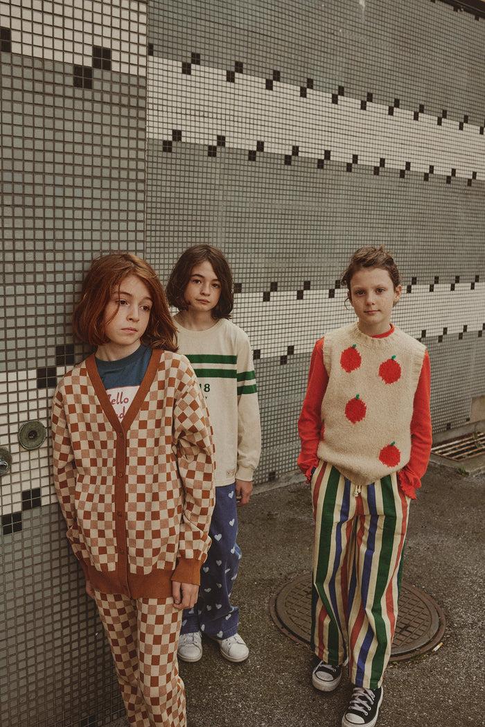 A Monday In Copenhagen Kimmie Cardigan Bruchetta Check