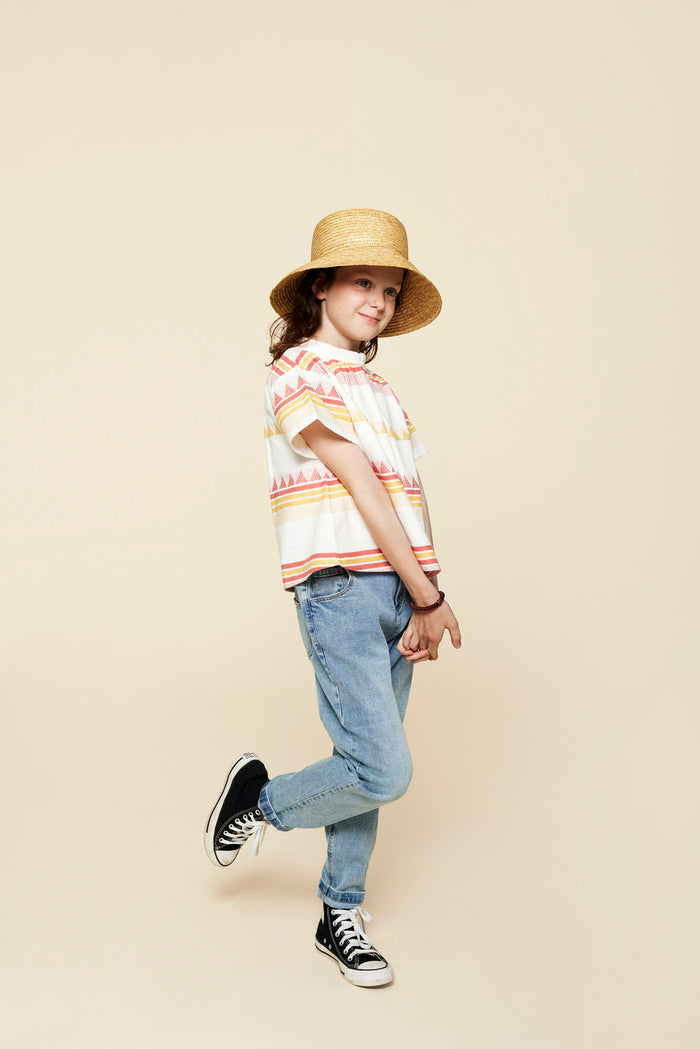 A Monday In Copenhagen Liane Blouse Pineapple Artwork