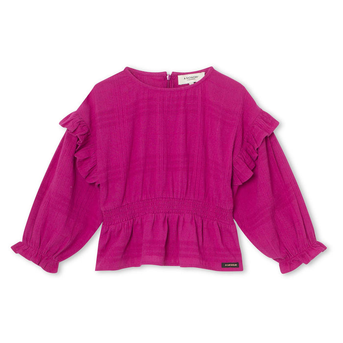a monday in copenhagen Lissie Blouse Festival Fuchsia