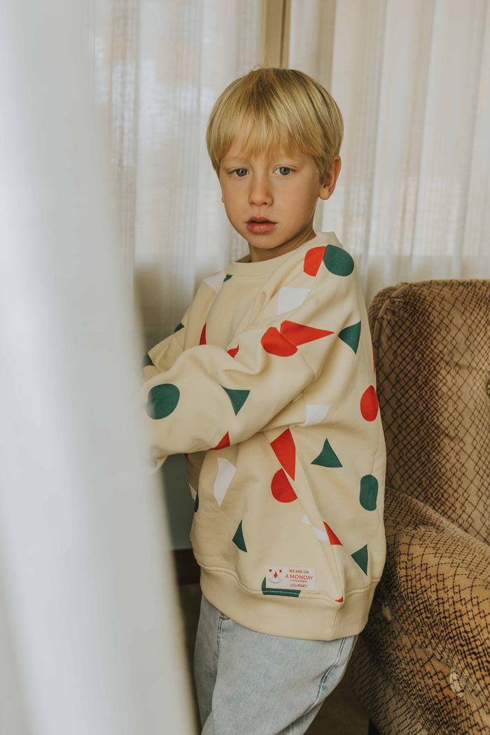 A Monday In Copenhagen Louis Blouse Geometric Print