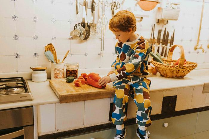 A Monday In Copenhagen Lucca Blouse Creme Brulée Print