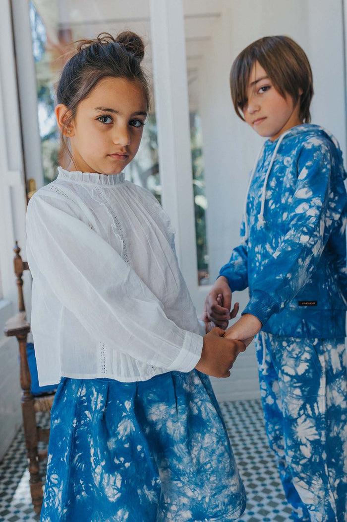 A Monday In Copenhagen Lucca Hoodie Butter Cream Tie Dye