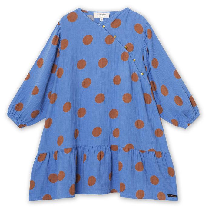 a monday in copenhagen Trina Dress Caramel Dot Print